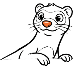 SocialFerret mascot
